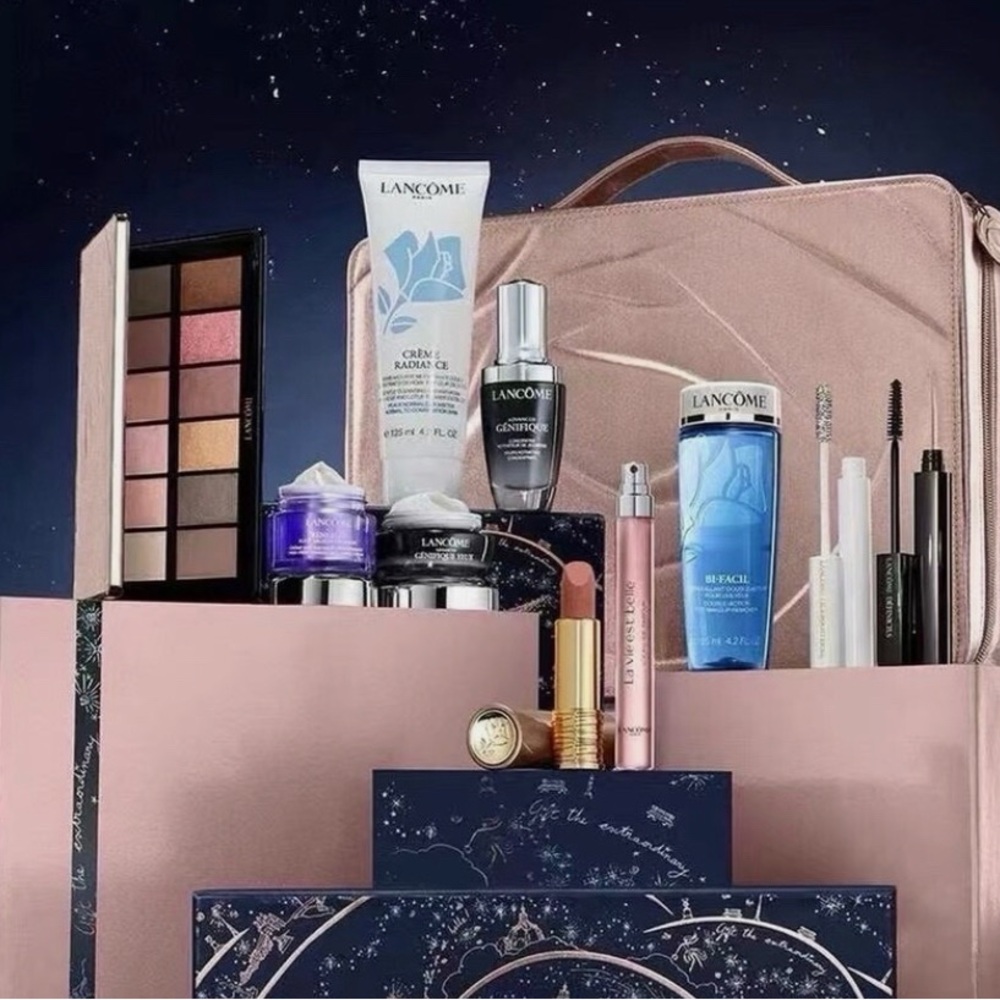 LANCOME Holiday Beauty Box Collection Complete Set Blockbuster NEW 2024